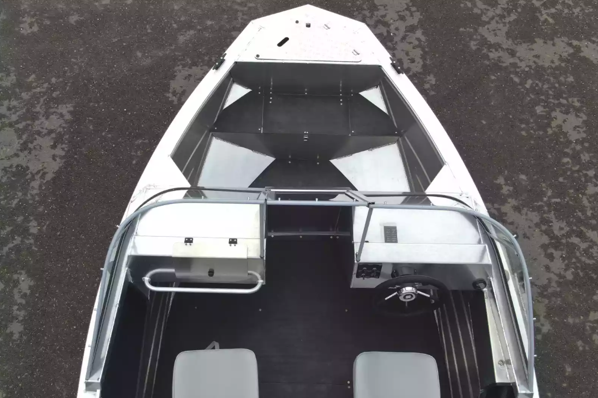 Алюминиевый катер Неман-450 DC NEW без покраски в Белгороде