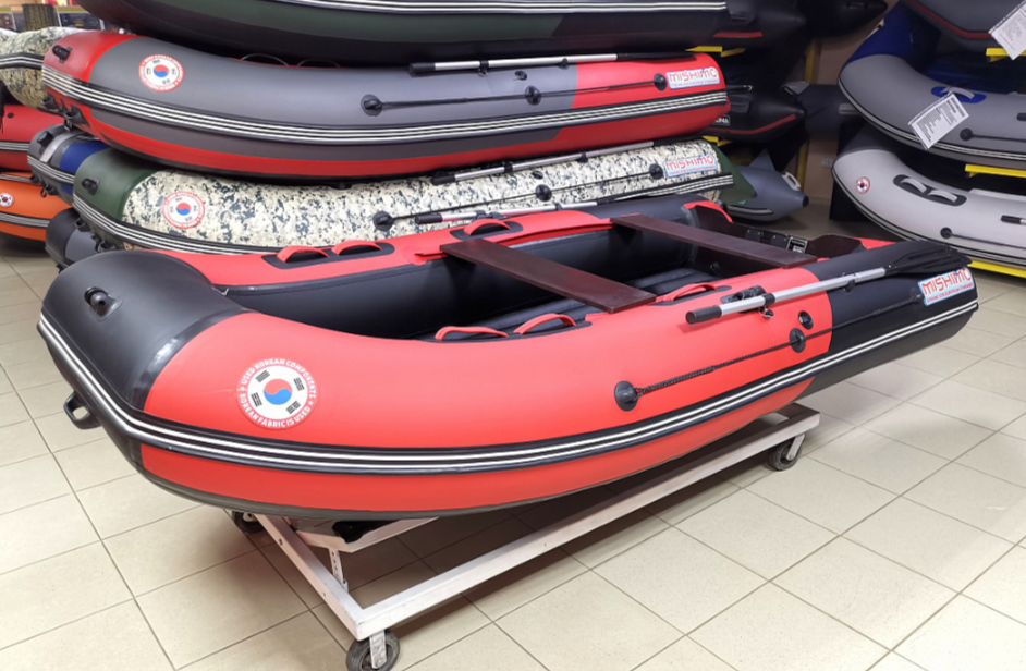 КОМПЛЕКТ Лодка MISHIMO PRO 350 + ЛОДОЧНЫЙ МОТОР MARLIN MP 9.9 (20) AMHS PRO в Белгороде