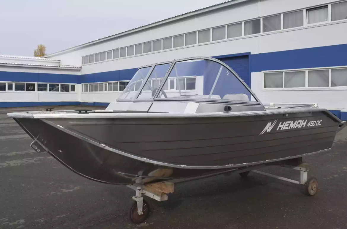 Алюминиевый катер Неман-450 DC NEW без покраски в Белгороде
