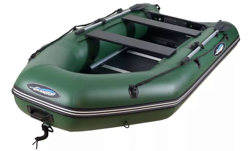 МОТОРНО-ГРЕБНАЯ ЛОДКА ПВХ GLADIATOR А 340 ТК С ФАНЕРНЫМ ПОЛОМ в Белгороде