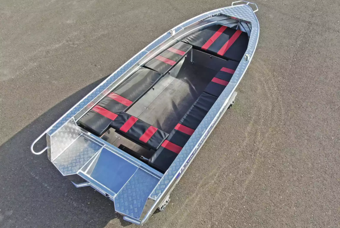 Алюминиевая лодка Wyatboat-390РМ увеличенный борт в Белгороде