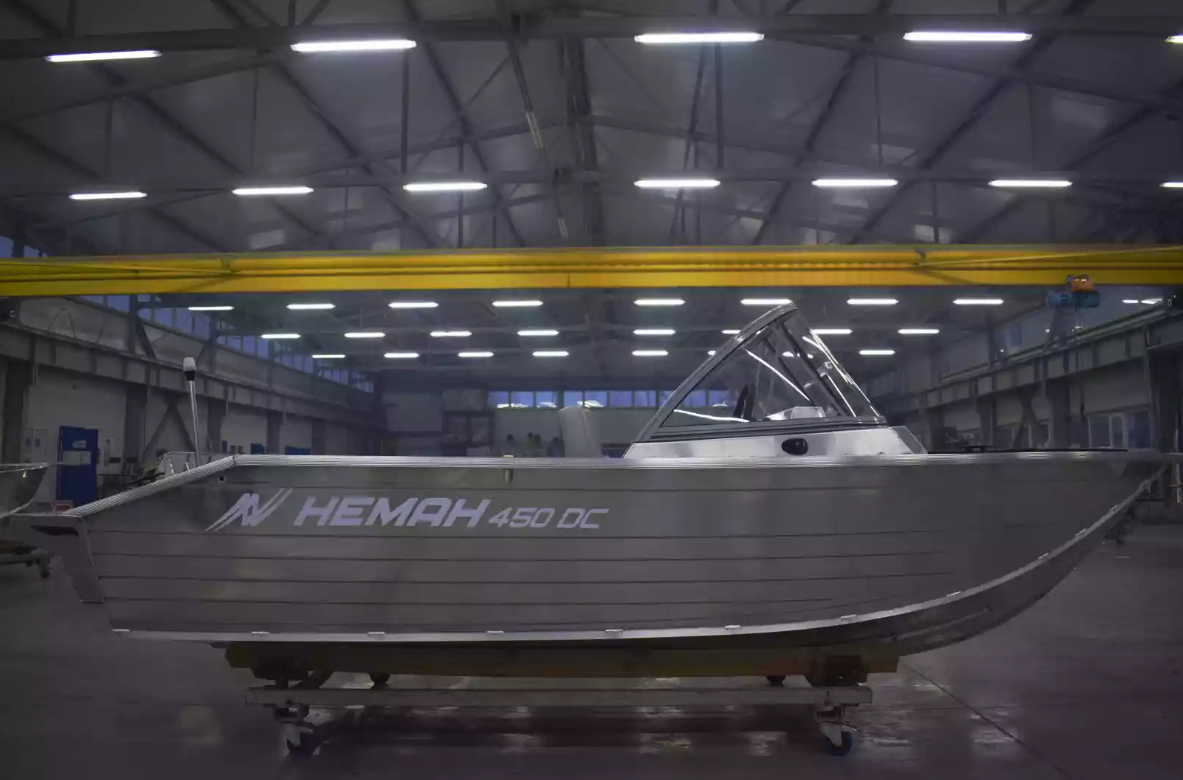 Алюминиевый катер Неман-450 DC NEW без покраски в Белгороде