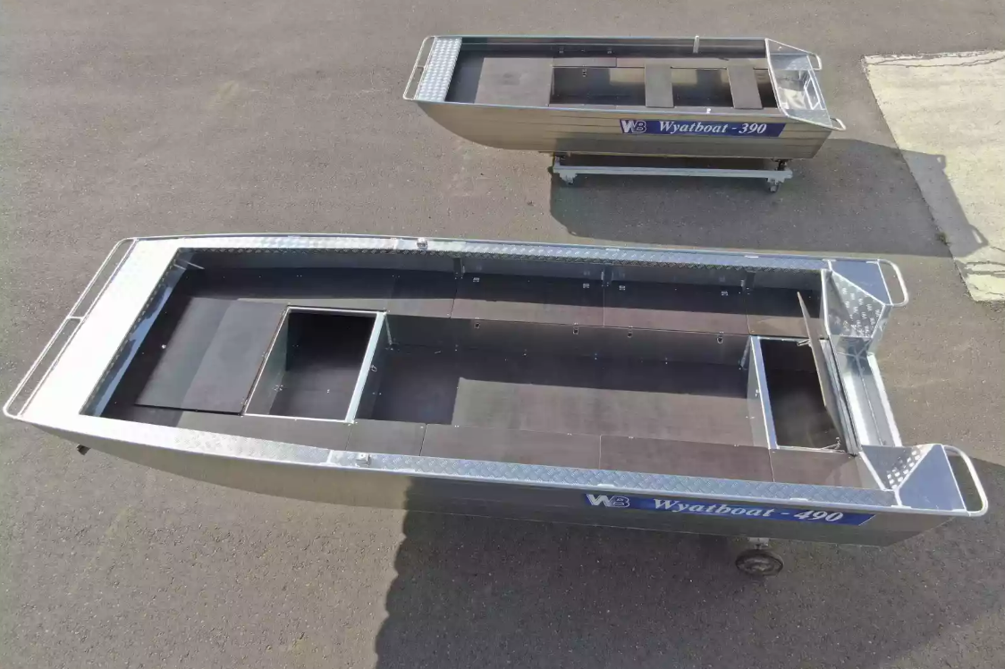 Алюминиевая лодка Wyatboat-490 Jonboat в Белгороде