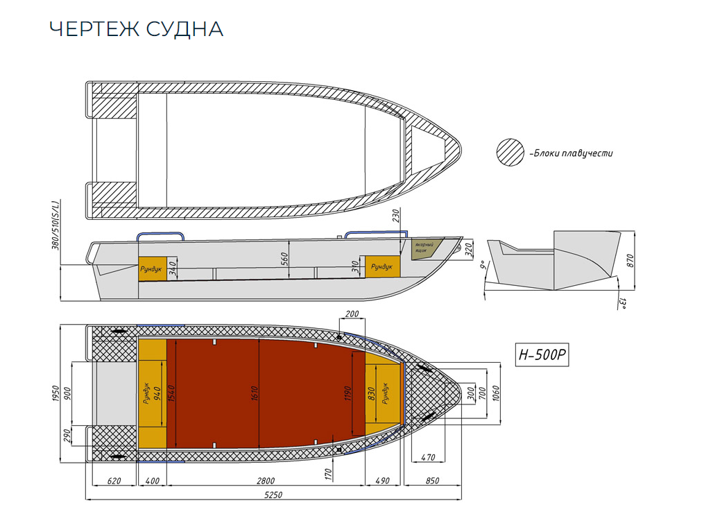 Алюминиевая лодка Неман-500 P в Белгороде