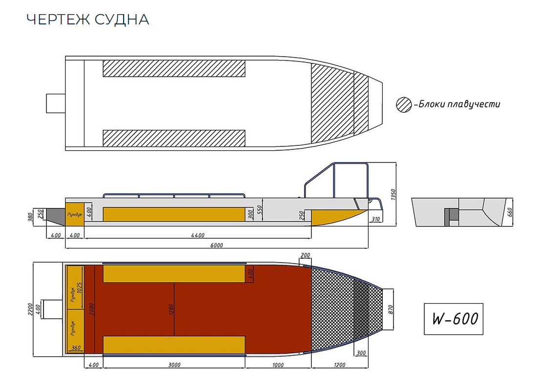Алюминиевая лодка Wyatboat-600 в Белгороде