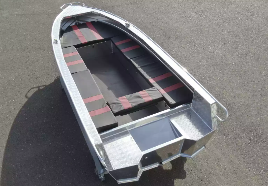 Алюминиевая лодка Wyatboat-390РМ увеличенный борт в Белгороде