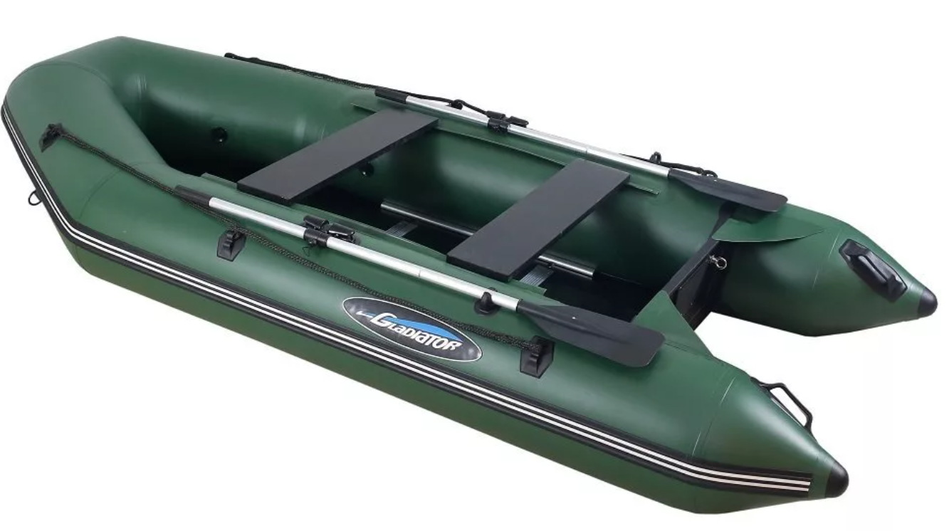 МОТОРНО-ГРЕБНАЯ ЛОДКА ПВХ GLADIATOR A 280 ТК С ФАНЕРНЫМ ДНОМ в Белгороде