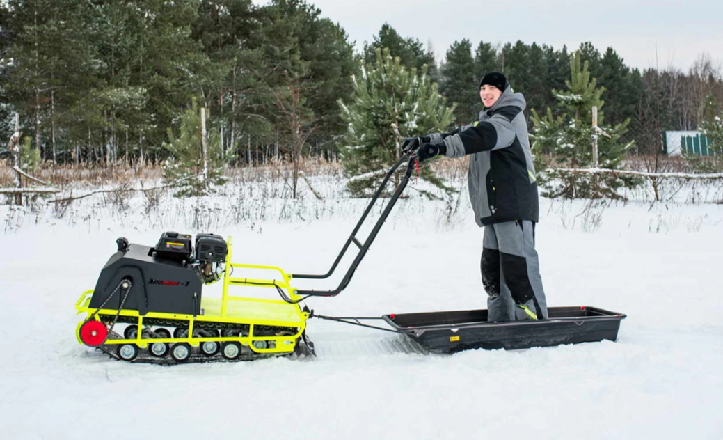 Мотобуксировщик Бурлак ХОЗЯИН-1 (капот ткань) в Белгороде