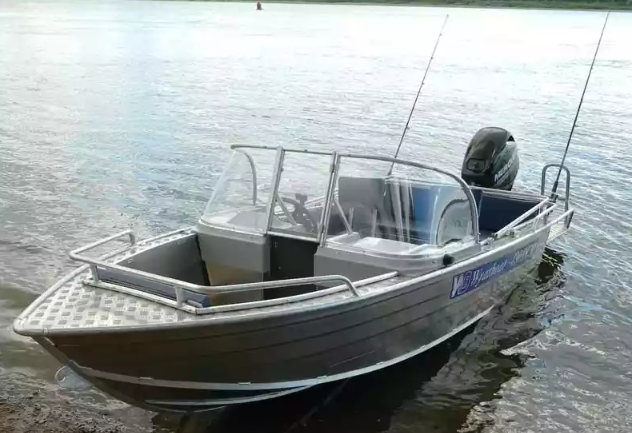 Алюминиевый катер Wyatboat-430T DCM Трансформер в Белгороде