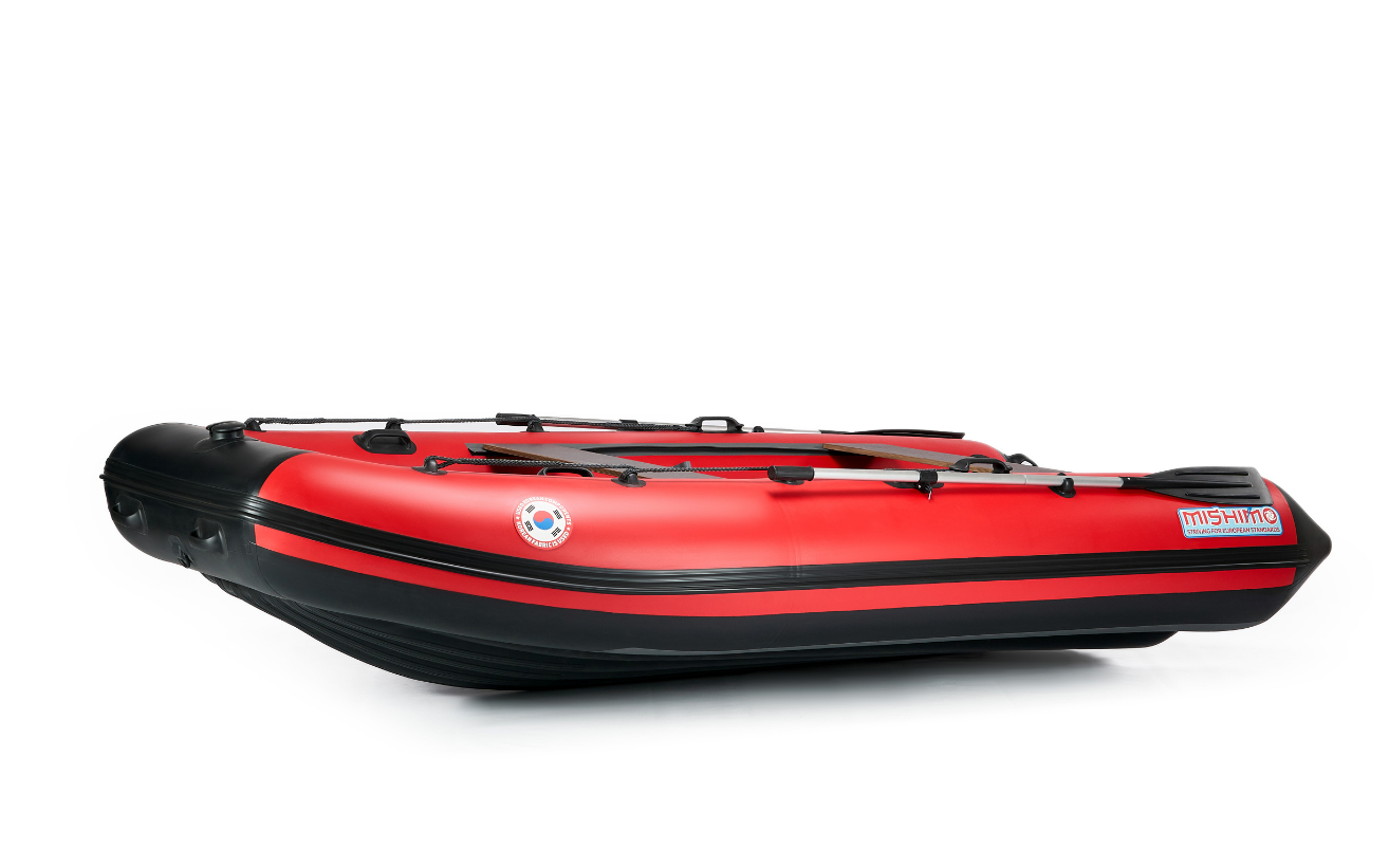 КОМПЛЕКТ ЛОДКА MISHIMO RAPID 380 PRO+ ЛОДОЧНЫЙ МОТОР MARLIN MP 9.9 (20) AMHS PROLINE FORCE в Белгороде