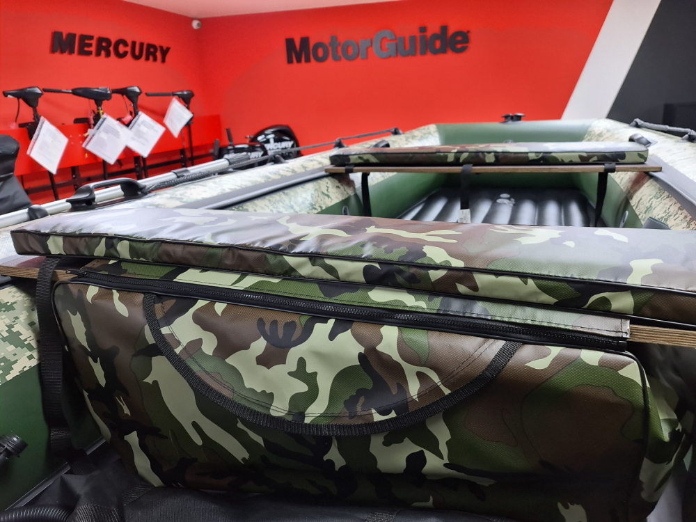 КОМПЛЕКТ МЯГКИХ НАКЛАДОК С СУМКОЙ ДЛЯ ЛОДОК 105Х20 КАМУФЛЯЖ в Белгороде