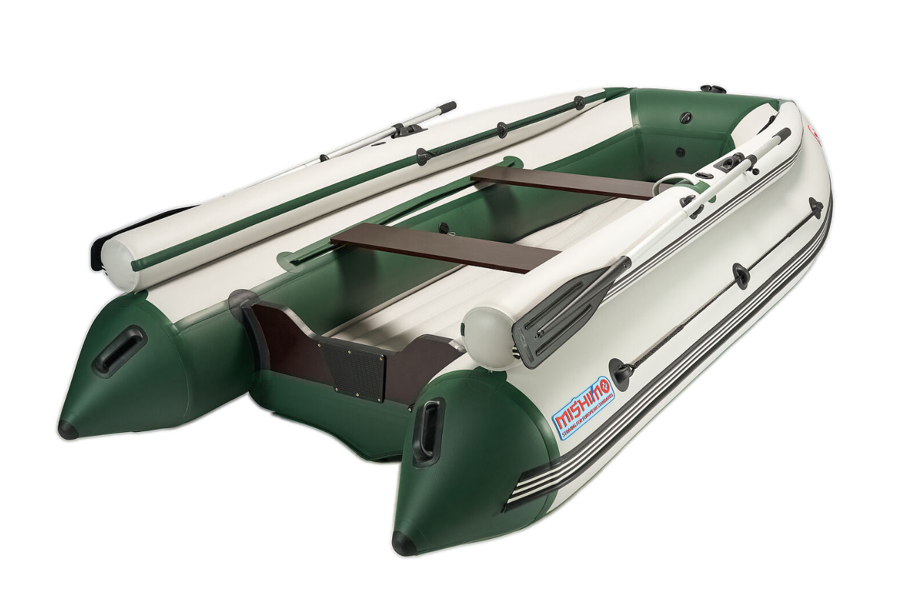 КОМПЛЕКТ ЛОДКА MISHIMO FAMILY LITE 370 + МОТОР MARLIN MP 9.9 AMHS PROLINE FORCE в Белгороде