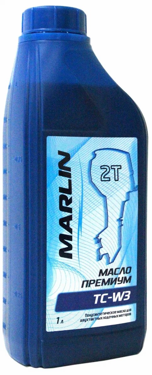 МАСЛО ПОЛУСИНТЕТИЧЕСКОЕ MARLIN ПРЕМИУМ 2Т, TC-W3, 1 ЛИТР в Белгороде
