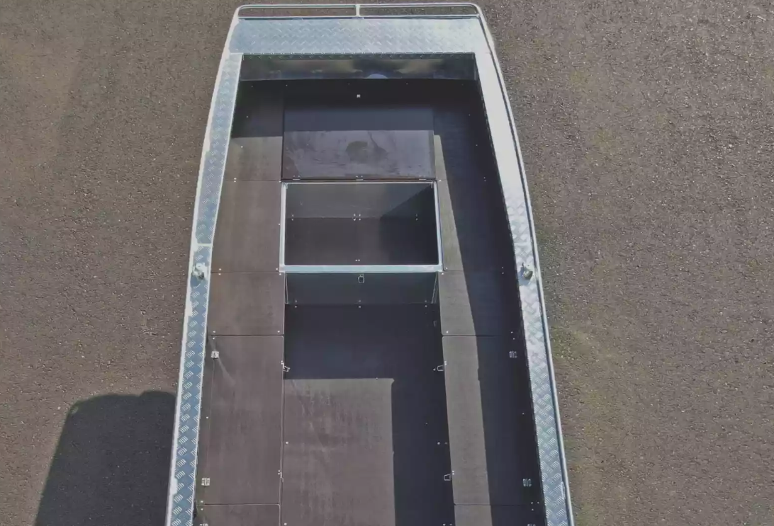 Алюминиевая лодка Wyatboat-490 Jonboat в Белгороде