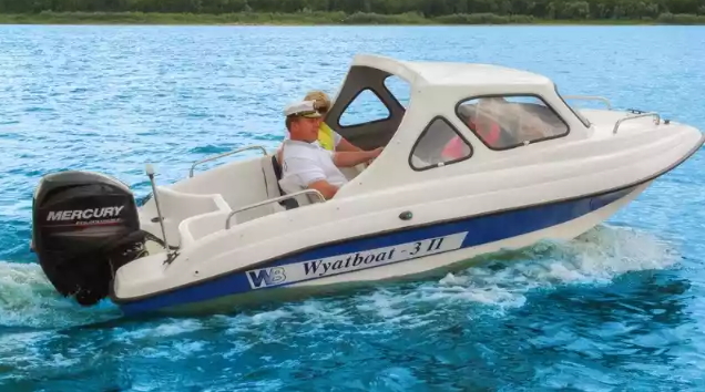 Стеклопластиковый катер Wyatboat-3 П (полурубка) в Белгороде