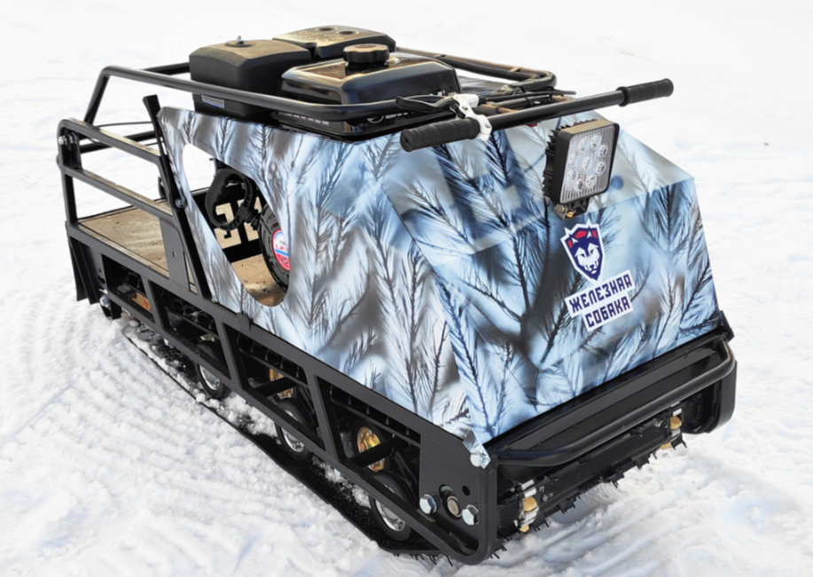 Мотобуксировщик Irondog (Железная собака) M500 20  Камуфляж Охотник в Белгороде