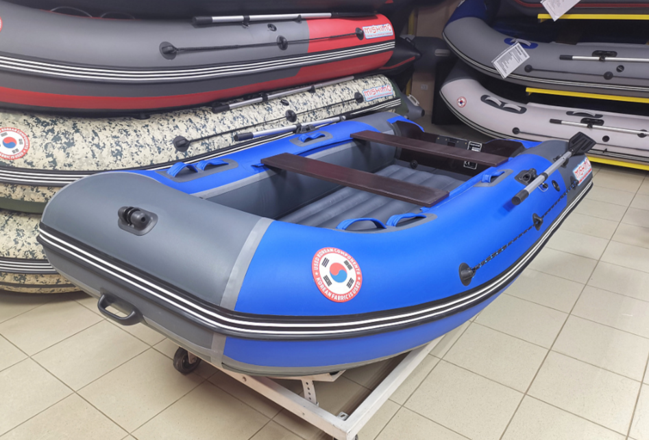 КОМПЛЕКТ Лодка MISHIMO PRO 350 + ЛОДОЧНЫЙ МОТОР MARLIN MP 9.9 (20) AMHS PRO в Белгороде