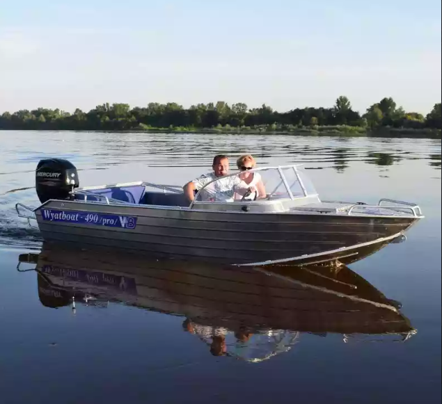Алюминиевый катер Wyatboat-490 Pro в Белгороде