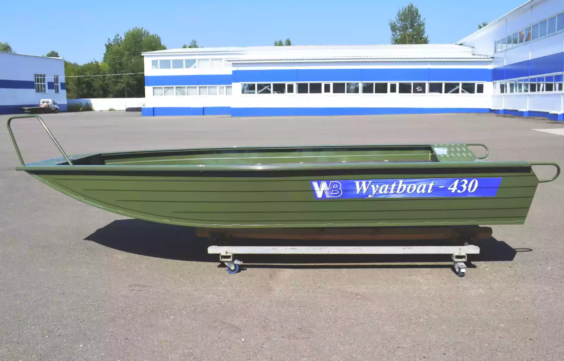 Алюминиевая лодка  Wyatboat-430 Master Fish в Белгороде