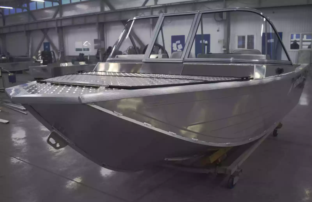 Алюминиевый катер Неман-450 DC NEW без покраски в Белгороде