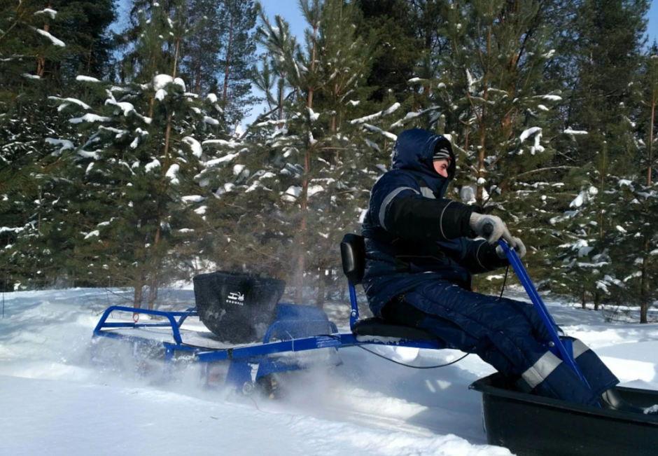 Мотобуксировщик толкач Альбатрос-XL8 с модулем. Без фары, тележки в Белгороде