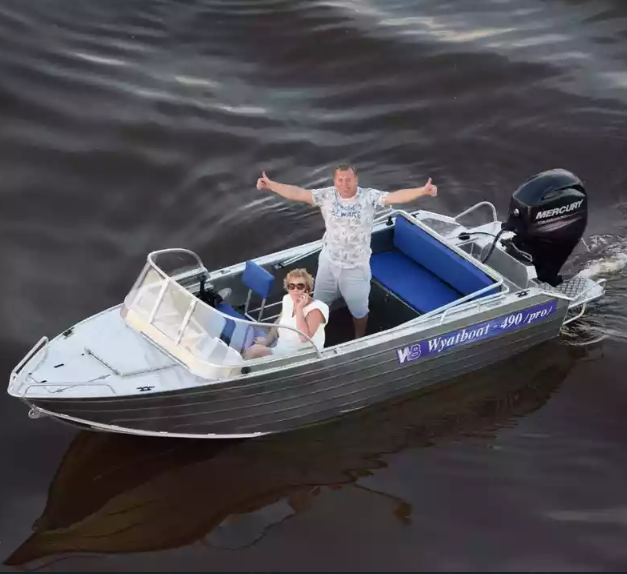 Алюминиевый катер Wyatboat-490 Pro в Белгороде