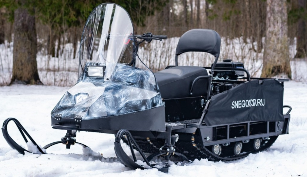 Миниснегоход Бурлак Егерь Экспедитор 15 л.с. , реверс, тормоз, капот белый в Белгороде
