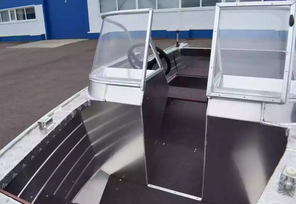 Алюминиевая лодка Wyatboat-390 DCM Увеличенный борт в Белгороде