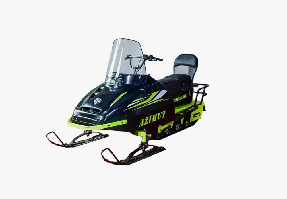 Миниснегоход Бурлак Азимут 20 л.с. , эл.запуск, реверс, тормоз гидравл, капот черный в Белгороде