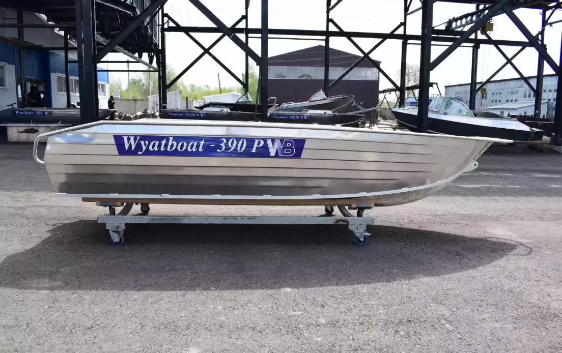 Алюминиевая лодка Wyatboat-390Р Увеличенный борт в Белгороде
