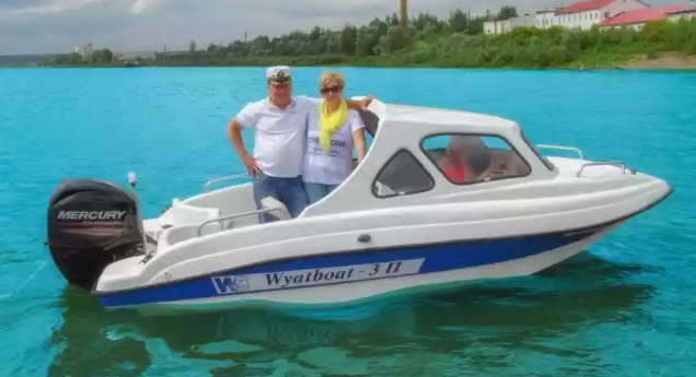 Стеклопластиковый катер Wyatboat-3 П (полурубка) в Белгороде
