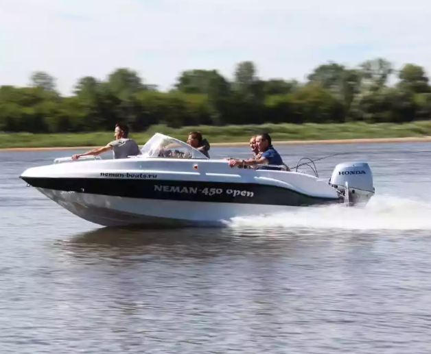 Стеклопластиковый катер Neman-450 Open в Белгороде