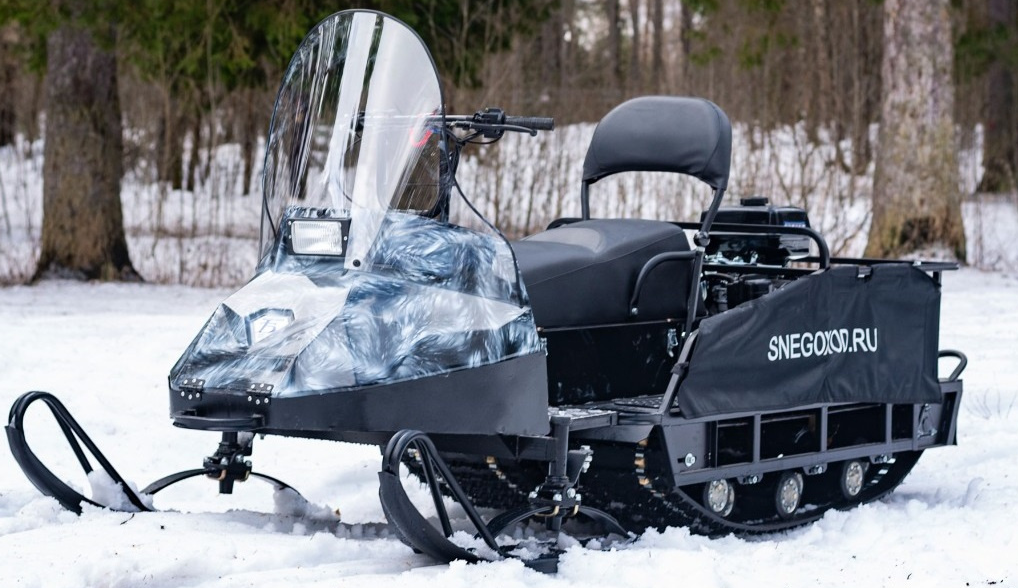 Миниснегоход Бурлак Егерь Экспедитор 15 л.с. , реверс, тормоз, капот белый в Белгороде
