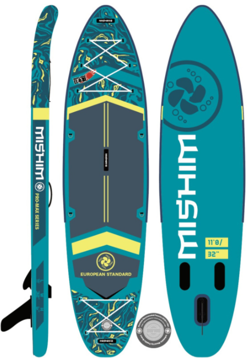 SUP (САП) Доска MISHIMO PRO-MAX Light Teal 11’ (335см) в Белгороде