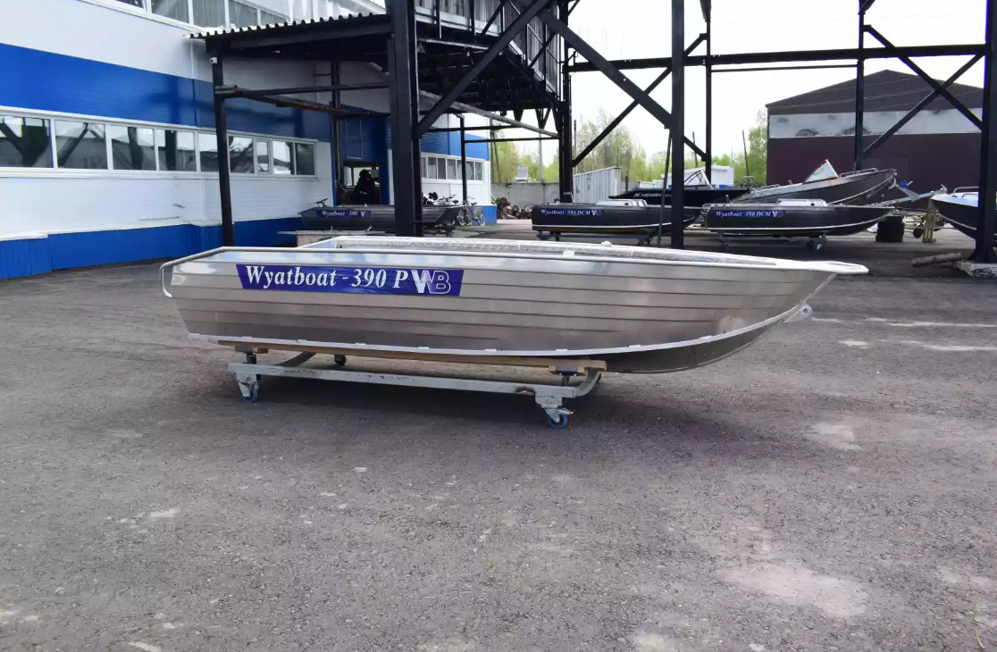 Алюминиевая лодка Wyatboat-390Р Увеличенный борт в Белгороде