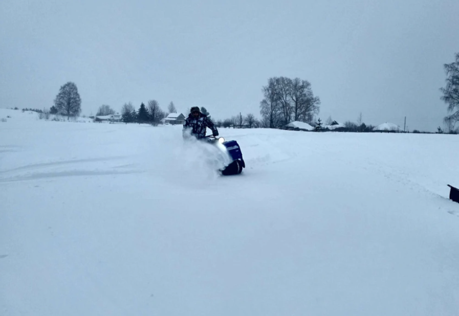 Мотобуксировщик Альбатрос-XLV 9 мини, тележки, 1250 мм в Белгороде