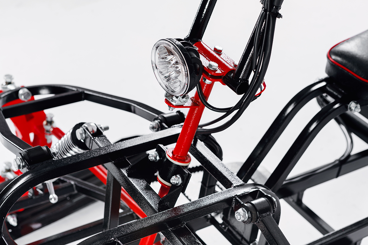 Лыжный модуль IKUDZO TERRAIN с подогревом ручек металлические лыжи в Белгороде