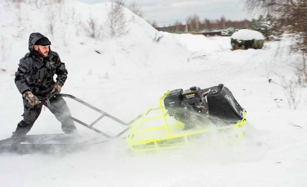 Мотобуксировщик Бурлак ХОЗЯИН-1 (капот ткань) в Белгороде