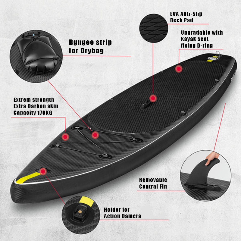 SUP (САП) ДОСКА MISHIMO CARBON DARKSIDE 10.6’ (325СМ) в Белгороде