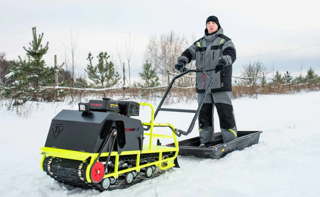 Мотобуксировщик Бурлак ХОЗЯИН-1 (капот ткань) в Белгороде