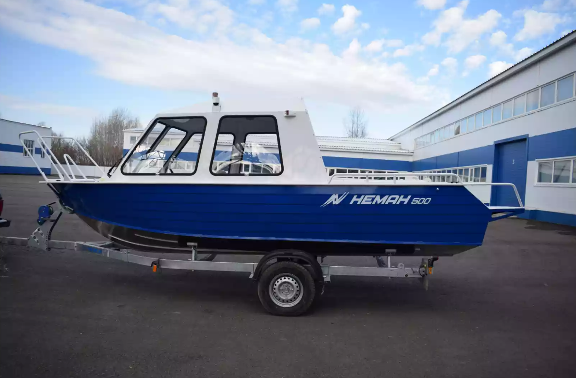 Алюминиевый катер Неман-500 (закрытая рубка) в Белгороде