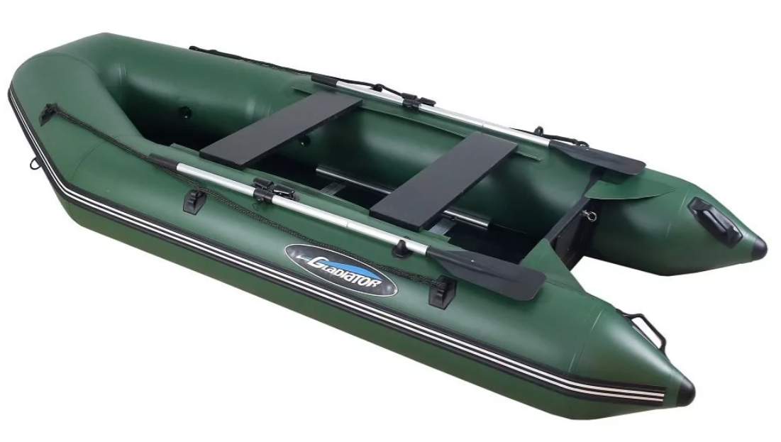 МОТОРНО-ГРЕБНАЯ ЛОДКА ПВХ GLADIATOR А 340 ТК С ФАНЕРНЫМ ПОЛОМ в Белгороде