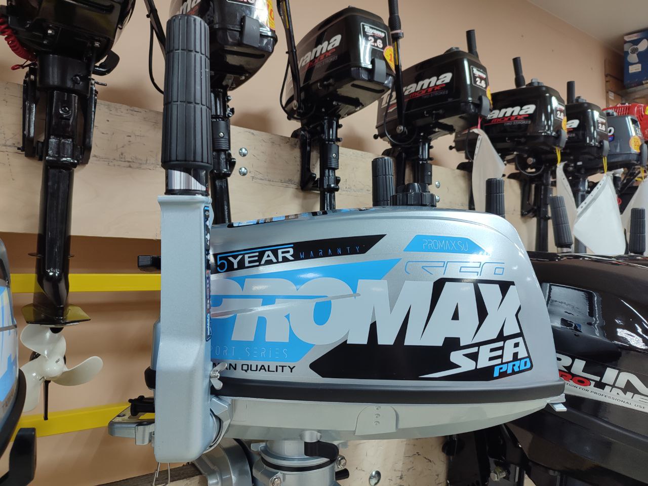 Лодочный мотор PROMAX SP5FHS (внешний бак 12 л) в Белгороде