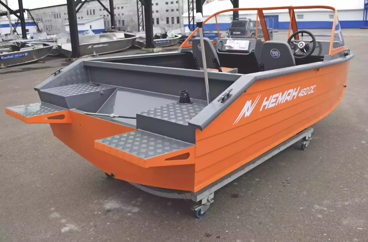 Алюминиевый катер Неман-480 DCM FISH в Белгороде