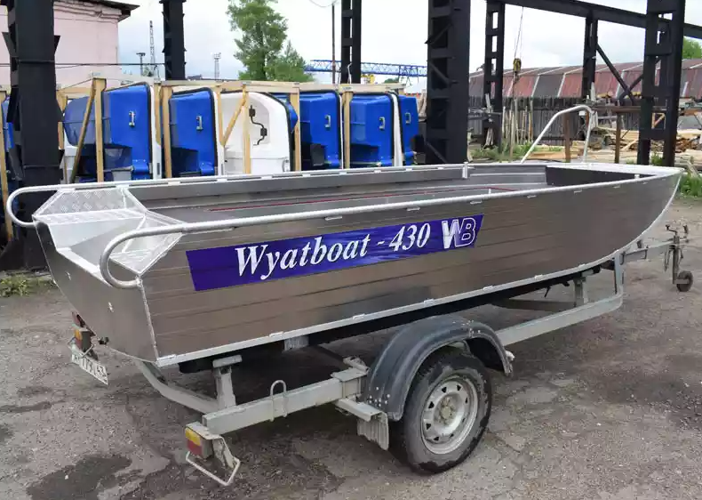 Алюминиевая лодка  Wyatboat-430 Master в Белгороде