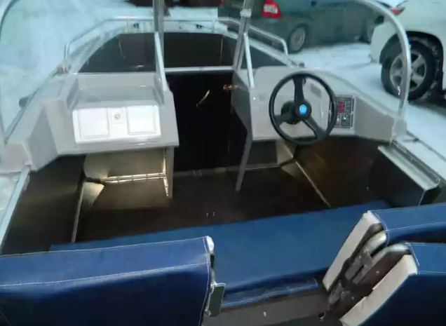 Алюминиевый катер Wyatboat-430T DCM Трансформер в Белгороде