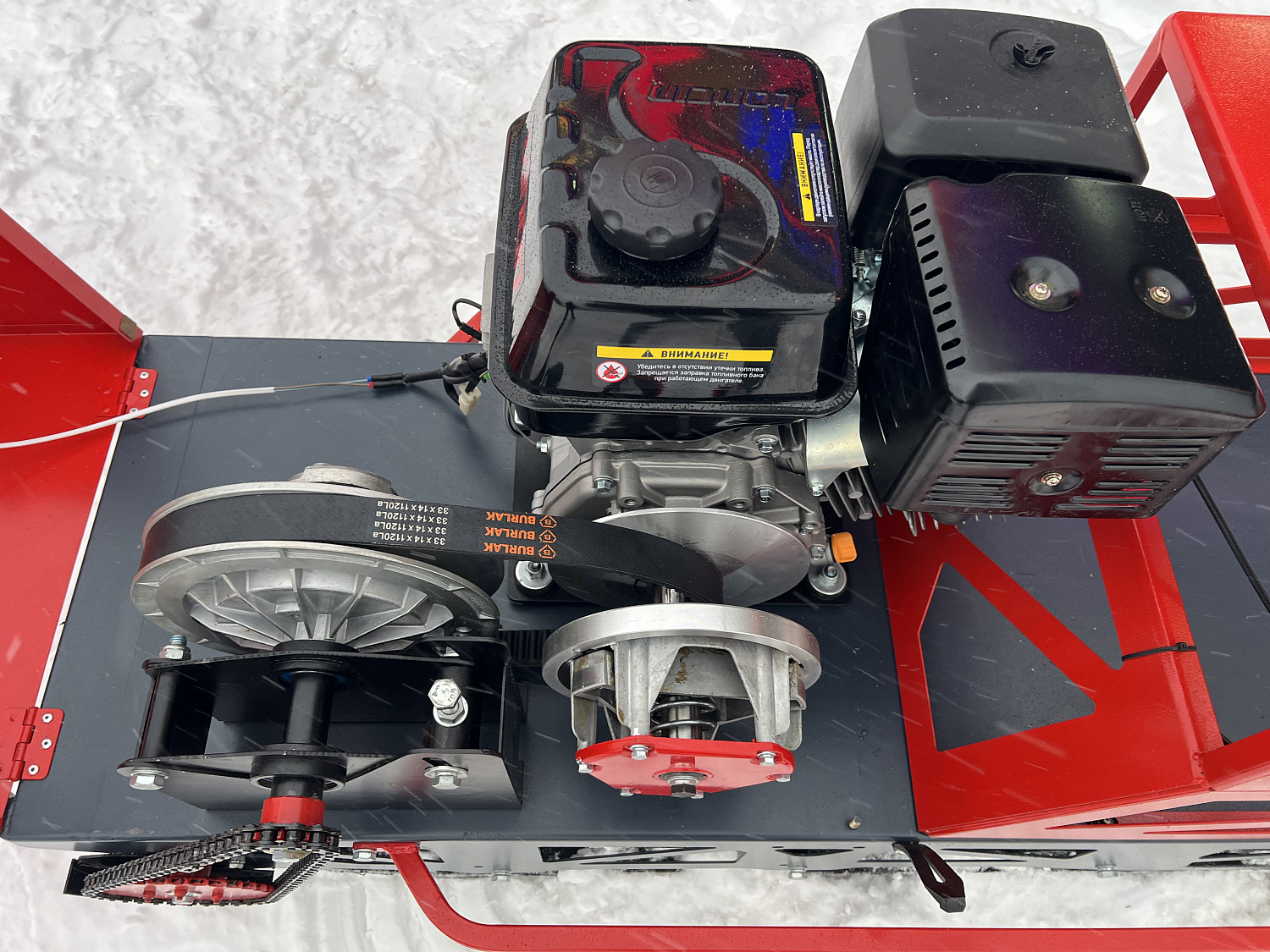 Мотобуксировщик EX-MOTO SNOWDOG S500 15л.с в Белгороде