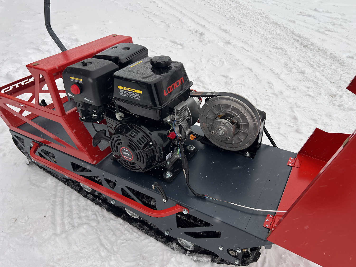 Мотобуксировщик EX-MOTO SNOWDOG S500 15л.с в Белгороде