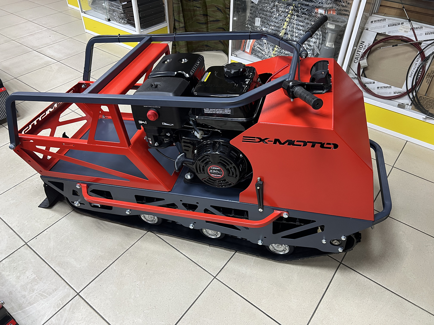 Мотобуксировщик EX-MOTO SNOWDOG S500 15л.с в Белгороде