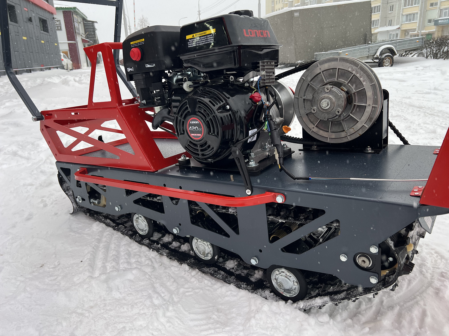 Мотобуксировщик EX-MOTO SNOWDOG S500 15л.с в Белгороде